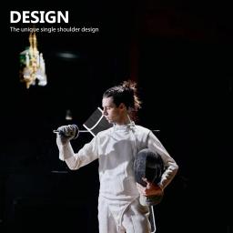 Saco de esgrima espada caso portátil ombro design grande capacidade para folha epee treinamento competição reutilizável bolsa luta - Image 1