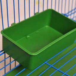 Pendurado Pássaro Banheira De Água, Pet Bird Bowl, Papagaios Periquito Birdbath Gaiola, Gaiola De Papagaio Pequeno, Food Tray Acessórios, 1Pc - Image 2