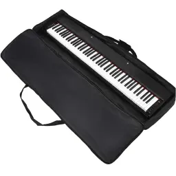 Estojo acolchoado para piano de 88 teclas, impermeável, teclado universal, grosso, preto - Image 5