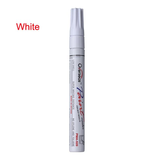 Caneta Marcadora Impermeável Universal para Pneus, Metais, Madeira, Vidro e Plástico - 1 Unidade