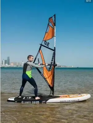 Prancha Inflável de Windsurf e Stand Up Paddle com Vela para Atacado