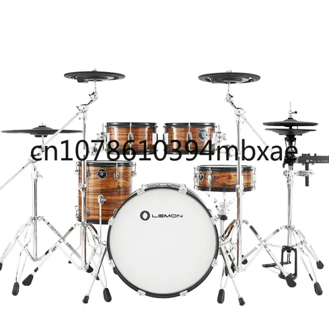 Kit de Bateria Eletrônica T950 com Cabeça de Malha para Som Realista