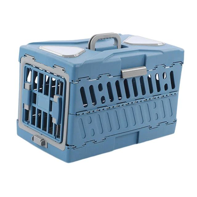 Caixa de Transporte Dobrável Premium para Gatos e Cães Pequenos, Ideal para Viagens com Conforto e Segurança