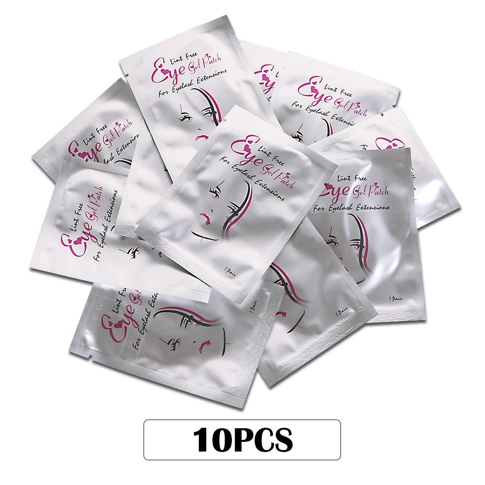 U Forma Notch Eye Patch, Estender Cílios Mat, Gel Sanitário Pads, Extensão Dos Cílios, Sob A Almofada Do Olho, Ferramenta De Beleza, Conjunto De 10 Pares - Image 1