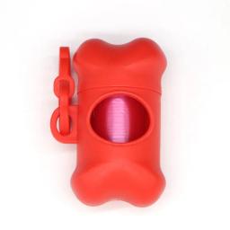 Osso Shaped Poop Bag Dispenser para Pet Dog Waste Bag, suporte de plástico, lixo Bag Dispenser, Carrier Case, eliminação Bag Dispenser, 1Pc - Image 5