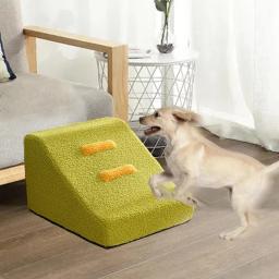 Escadas de escada antiderrapante para cachorro e gato, rampa para cama, sofá, carro, escalada para animais de estimação, versátil, ao ar livre, pequena, 2, 3 passos - Image 4