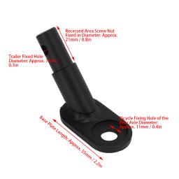 Universal Bike Rear Racks Steel Trailer Hitch, Baby Pet Car Hitch, Linker Connector, Bicycle Rear Rack, Acessórios Adaptador de ciclismo - Image 5