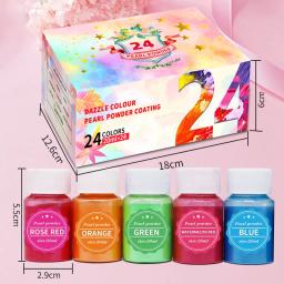 Revestimento de doces coloridos, pigmento de silicone, pó de pérola, corante de enchimento, joias diy, vela, resina uv, resina epóxi, artesanato, arte na ponta do dedo - Image 6