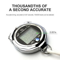 Cronômetro De Precisão Temporizador Para Treinamento De Corrida, Temporizador Ao Ar Livre Contador Relógio De Esportes, Cronômetro De Memória, 100 Canais, 200 Canais, 0.001s - Image 1