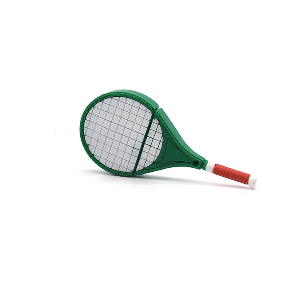 Movimentação da pena do basquetebol da raquete de tênis do futebol da vara da memória dos esportes 128gb da movimentação 4gb 8gb 16gb pendrive 32gb 64gb do flash de usb dos desenhos animados - Image 1