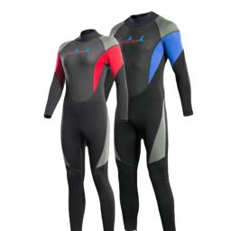 Roupa de mergulho de neoprene feminina 3mm, roupa de banho para mulheres, mangas compridas, surf, espreguiçadeira, peça única - Image 1