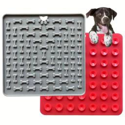 Almofada de alimentação lenta de silicone para gatos e cães, Almofada de alimentação lenta - Image 1