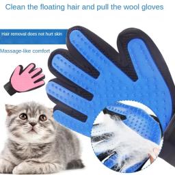 Dog Grooming Comb, Gatos e Dog Massage, Banho de limpeza e produtos de beleza, Household Items, Pet Depilação, Luvas Equipamento, 2pcs - Image 3
