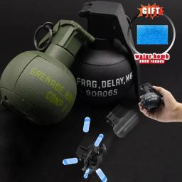 Granada de fumaça tática para airsoft paintball jogo, modelo gbb, explosão m67, fumaça e água, 3 peças, novo - Image 1
