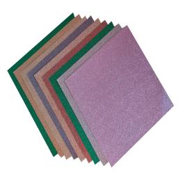 Papel Glitter para Projetos DIY, Cardstock Glitter, Scrapbooking, Convites, 250 GSM, 15 Folhas, 12x12" - Image 6