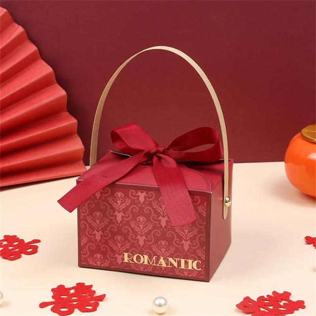 Sacos de Presente Elegantes com Alça para Casamento e Aniversário: Ideal para Champanhe, Doces e Chocolates