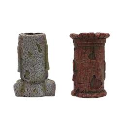 Decorações De Tanque De Peixes De Estilo Europeu, Acessórios De Aquário, Decorações De Casa, Ilha De Páscoa, Design De Resina Cabeça - Image 2