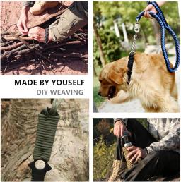 Paracord for Survival Parachute Cord, 7 Stand Cores, Cordão, Camping, Escalada, Camping, Corda, Caminhadas, Varal, 4mm, 5, 16, 31m, Novo - Image 6