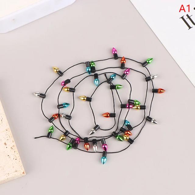 Miniatura String Lights 1m para Decoração de Natal DIY