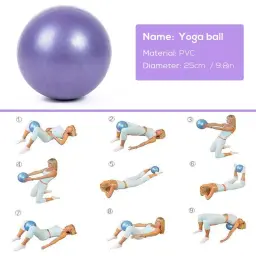 Yoga starter kit, 5pcs, equipamentos com blocos, bola, faixa de resistência, pilates, home fitness - Image 5