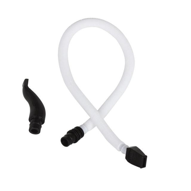 Bocal Flexível Preto para Substituição de Instrumentos Musicais em ABS - Compatível com 32 e 37 Chaves
