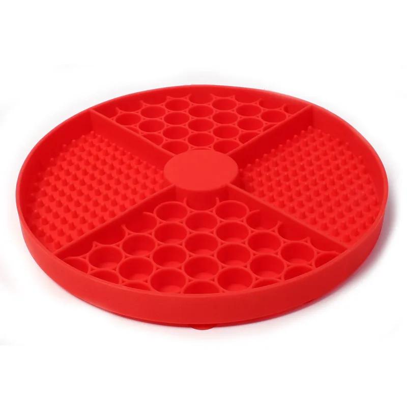 Tapete de silicone para animais de estimação, Alimentador lento com ventosa, Utensílios para aliviar ansiedade, Suprimentos para cães e gatos - Image 1