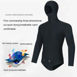 Jaquetas masculinas de neoprene, calças de surf, snorkeling, mergulho, subaquático, roupas de pesca submarina, equipamento kitesurf, 3mm - Image 4