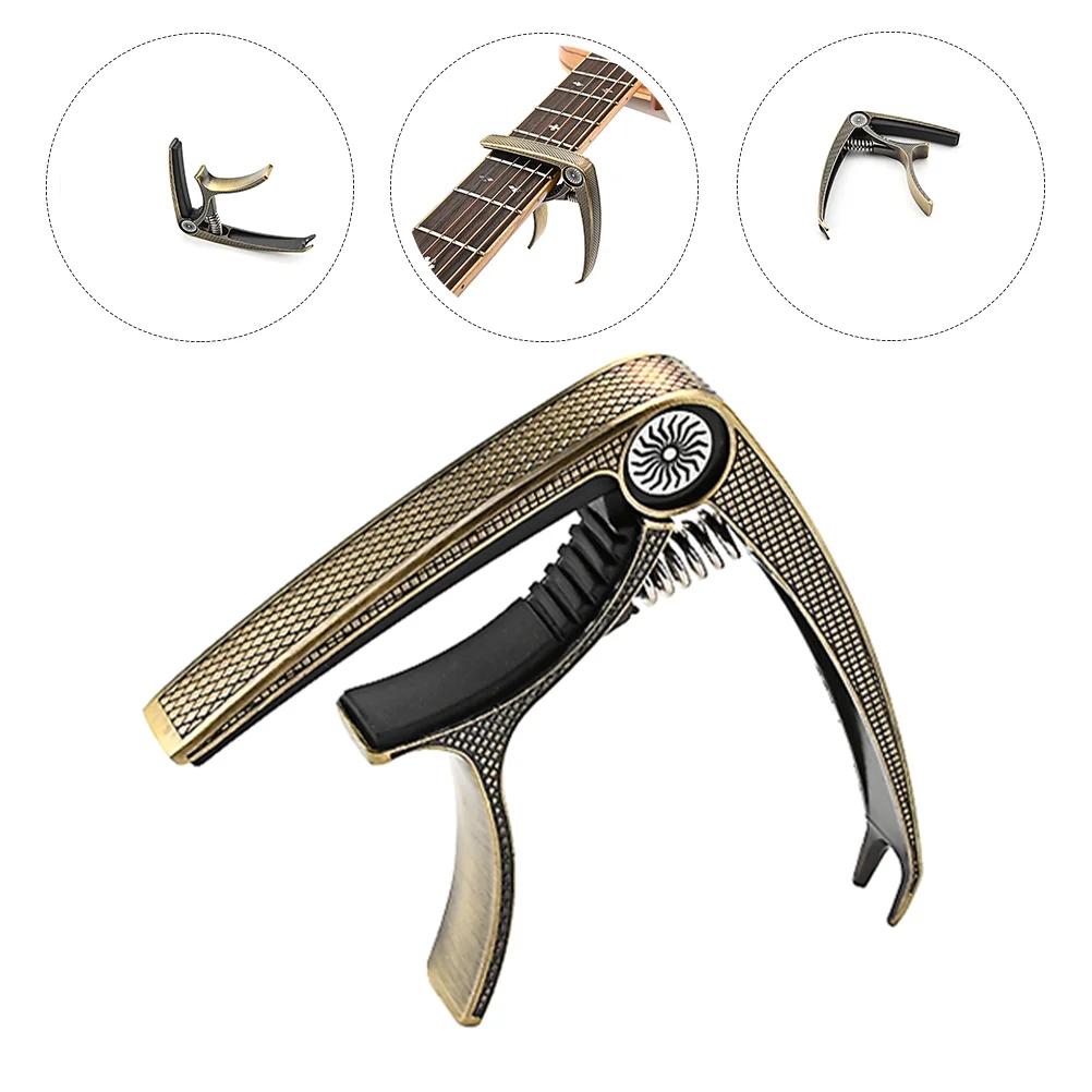 Acessórios de afinador de guitarra capo para caixa elétrica, ferramentas de porca, fornecimento de ukulele acústico - Image 1