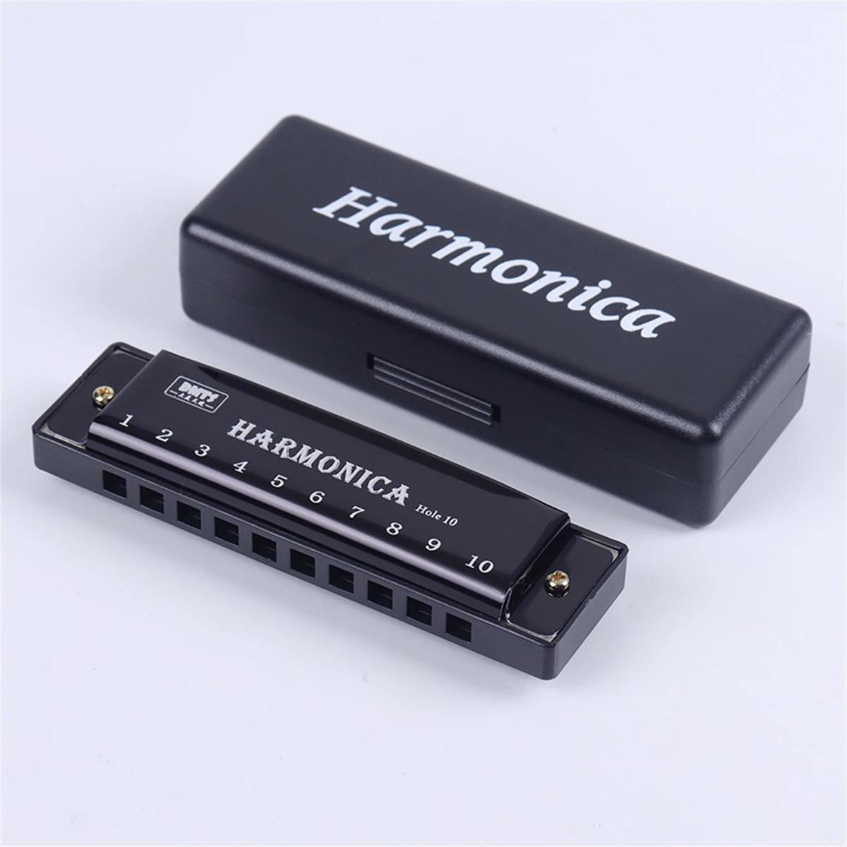 Miwayer-Harmonica Bocal quebra-cabeça, instrumento musical, educação iniciante, jogar presente, núcleo de cobre, resina, 10 buracos - Image 1