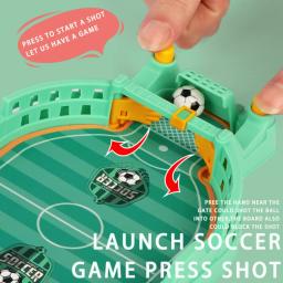 Mini tabuleiro de jogo de futebol de mesa pai-filho jogo brinquedo para família jogos interativos esportes intelectual catapulta brinquedos para festa - Image 3