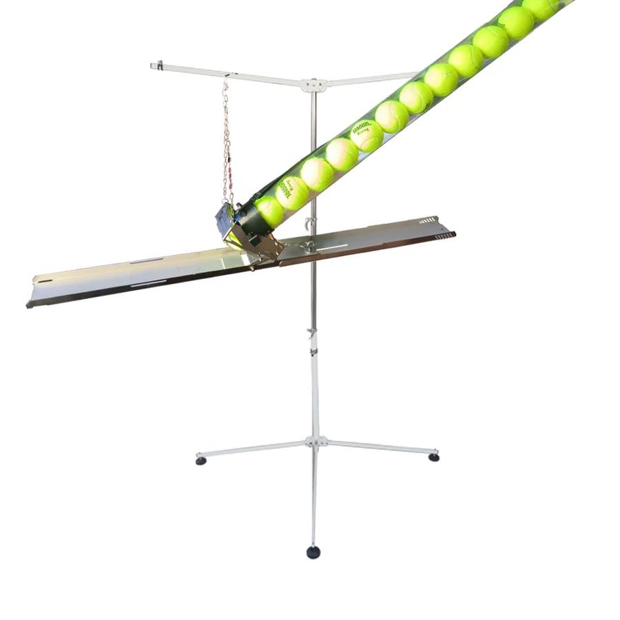 Servidor de tênis dobrável, dispositivo de queda de bola de tênis não elétrico, treinador de tênis único, máquina de bola de tênis - Image 1
