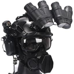 Conjunto De Capacete Tático Pesado, Máscara De Paintball, Modelo De Telescópio, Fones De Ouvido Insonorizados, Liga De Alumínio, L4G24, NVG Mount - Image 1