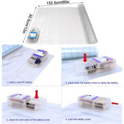 Almofada de treinamento de choque seguro para cães e gatos ficar longe do sofá contador móveis tapete repelente elétrico manter animais de estimação longe y5gb - Image 5