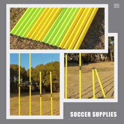 2 pçs haste de treinamento de futebol ferramenta prática agilidade obstáculo treinamento broca equipamentos sinal dobrável seguro aids suprimentos abs - Image 5