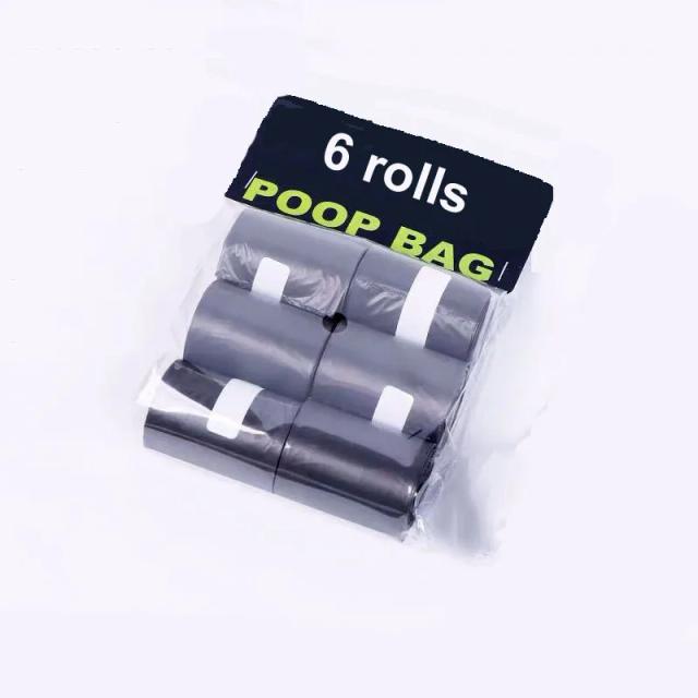 Portátil Pooper Scooper para Pets com Dispenser de Sacos de Lixo e Limpador ao Ar Livre para Fezes de Cachorro