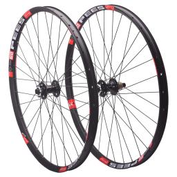 Rujixu mtb bicicleta rodado 26 27.5 29 polegada am ou dh 30mm de largura rim148 boost hub 142 através do eixo 135 qr 6 pawls roda da bicicleta montanha - Image 1
