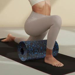 Rolo de espuma fitness coluna de massagem rolo muscular de alta densidade multi-função epp oco rolo de massagem antiderrapante para yoga pilates - Image 4