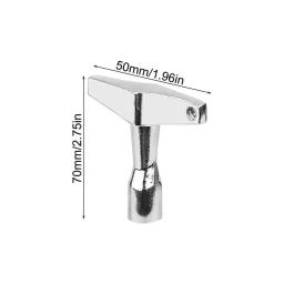 Anti Slip Drum Tuning Key Chave de liga de tambor Broca ergonômica, Sólidos acessórios para instrumentos musicais para mostrar - Image 5