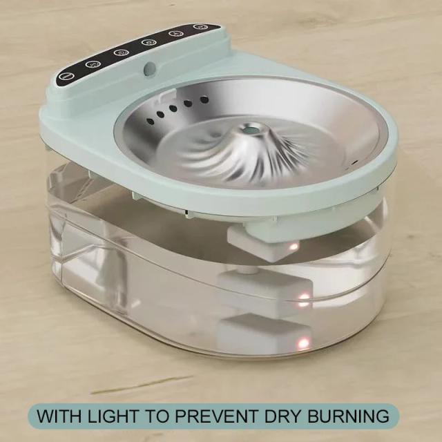 Dispenser Inteligente de Água e Alimentador para Pets com Filtro Automático Sem Fio - Capacidade de 3L