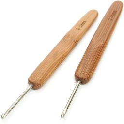 Miusie-conjunto de agulhas de crochê com alça de bambu para uso doméstico, ganchos de crochê, portátil, multi tamanho, ferramentas de costura, 10pcs - Image 5