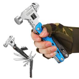 Multitool portátil de sobrevivência tática, 14 em 1, Camping, ferramentas ao ar livre, martelo, chave ajustável, alicate de emergência, novo, 837 - Image 2