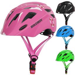 Capacete de bicicleta ajustável com lanternas traseiras para crianças, capacete de ciclismo, capacete scooter, leve, skate, bicicleta equilíbrio - Image 1