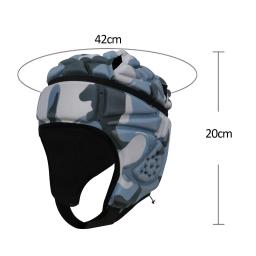 Protetor resistente do capacete do rugby do impacto, Chapelaria do futebol, proteção - Image 6