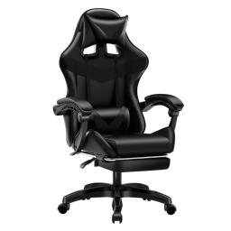 Altura ajustável Gaming Chair with Footrest, Gamer Cadeiras Ergonômico com Almofada Lombar Apoio de Cabeça, Cadeira do Computador - Image 5