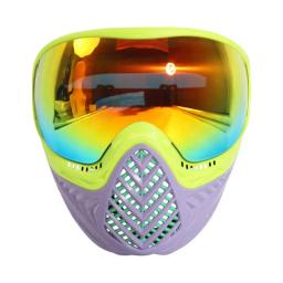 Máscara protetora de paintball com térmica anti-fog goggle, equipamento de airsoft tático ao ar livre, cinza-amarelo, verde, novo modelo - Image 1