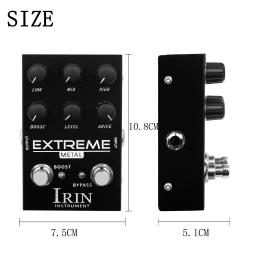 IRIN-Pedal de Efeito Guitarra Elétrica Extreme Band Controller Maxload Overdrive, Distorção Delay, alto-falante, Efeitos de Guitarra - Image 5