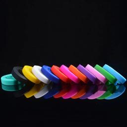 Pulseira colorida do basquetebol do silicone, pulseiras populares, borracha, esportes, forma - Image 2