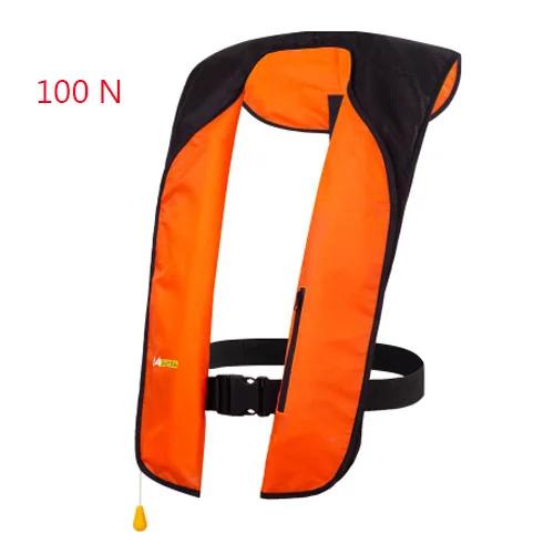 Colete de pesca profissional para adultos auto inflável, colete salva-vidas manual, auto esportes aquáticos, rafting, acessórios de barco, 100N - 150N - Image 1