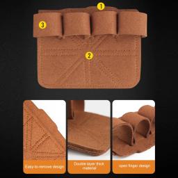 1 par de treino levantamento de peso fitness ginásio barehand luvas, remo antiderrapante calo guarda aperto acolchoado para treinamento cruzado, puxe para cima - Image 6