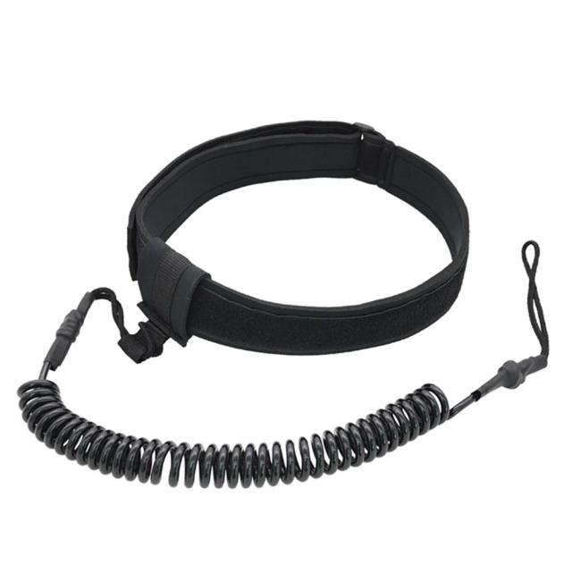 Leash Coiled para Stand Up Paddle e Esportes Aquáticos - Cinta de Cintura de 6mm para Prancha Stay On Board em Atacado
